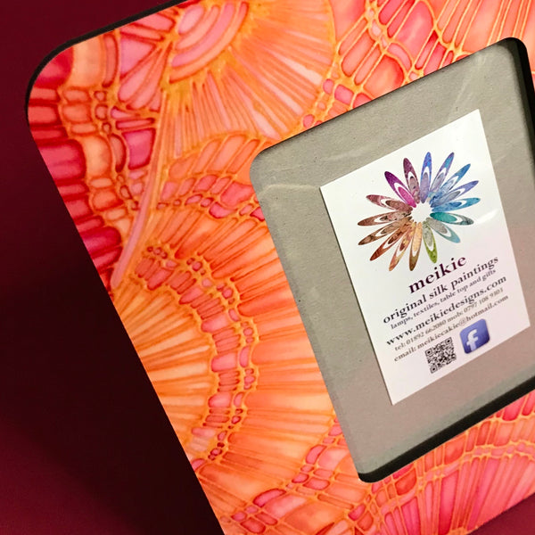 Pink Caramel Clam Shell Photo Frame