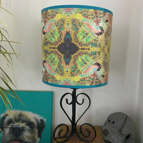 Butterfly Lamp shade - Butterfly Drum Shade - Atmospheric lamp Shade