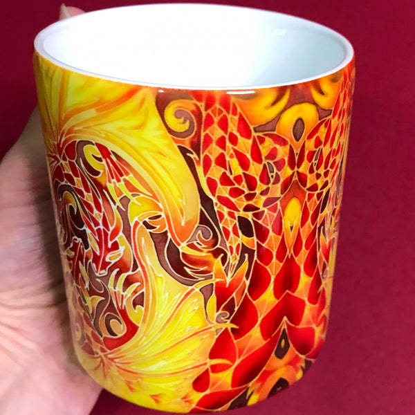 Red Dragons Mug & Coaster - Dragons Mug Box Set - Red Dragon Mug - Game of Thrones Gift