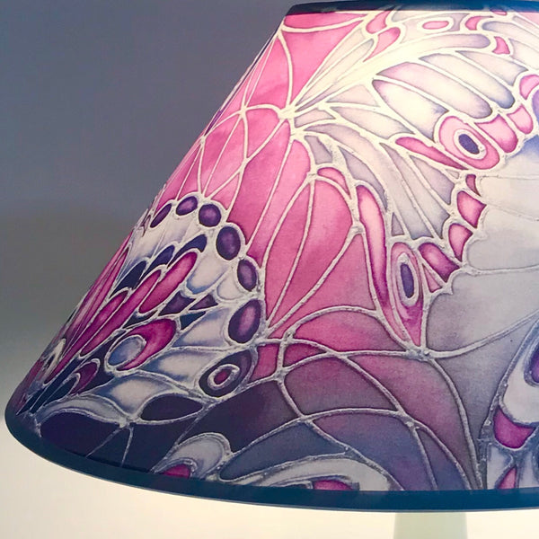 Butterfly Wings Lamp Shade - pink purple black white Pendant Shade - Atmospheric lamp Shade