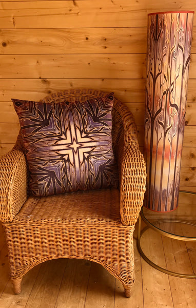 Deco kaleidoscope luxury velvet cushion - Contemporary Throw Pillow - Luxury Velvet Cushion.