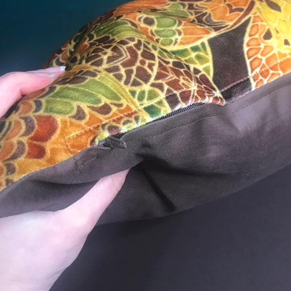 Purple and Turkish Blue Persian style Large Pill Box - Stud Earing Jewellery Box