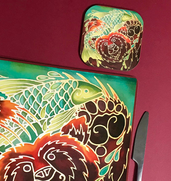 Golden Ram Square Table Mats & Coasters - Wildlife Table Mats