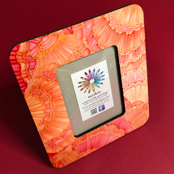 Pink Caramel Clam Shell Photo Frame