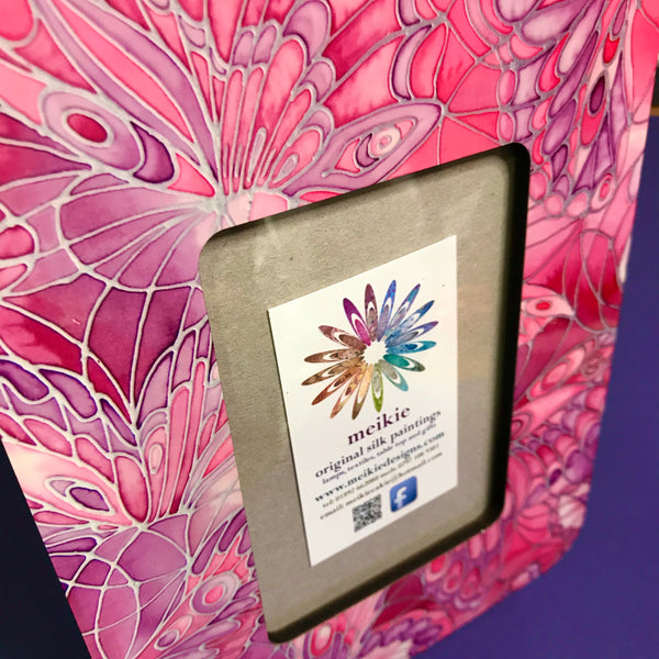 Pink Butterfly Photo Frame