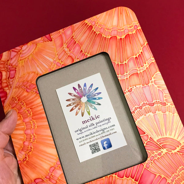 Pink Caramel Clam Shell Photo Frame