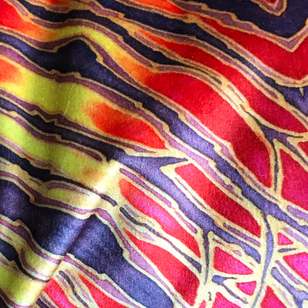 Contemporary Red  velvet Cushions - Reds Yellow Velvet Cushions