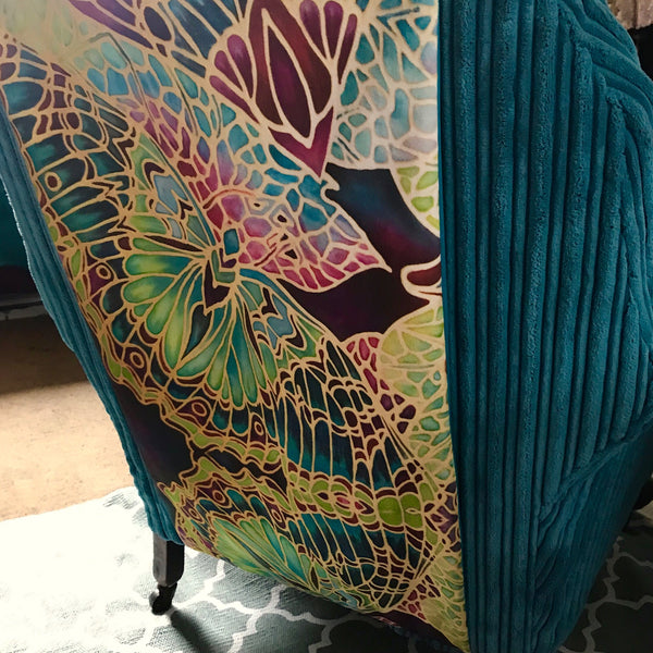 Armchair backrest washable decorative strip - Bespoke Upholstery.