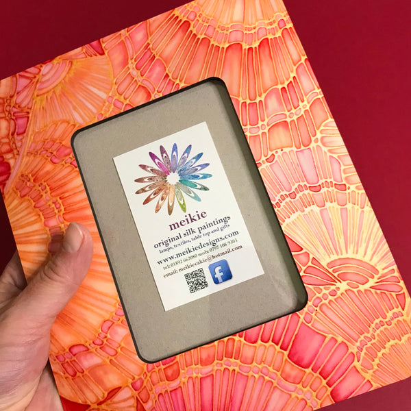 Pink Caramel Clam Shell Photo Frame