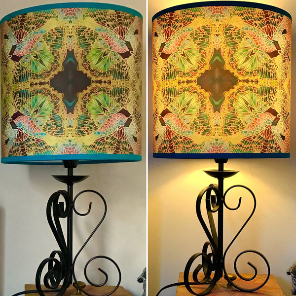 Butterfly Lamp shade - Butterfly Drum Shade - Atmospheric lamp Shade