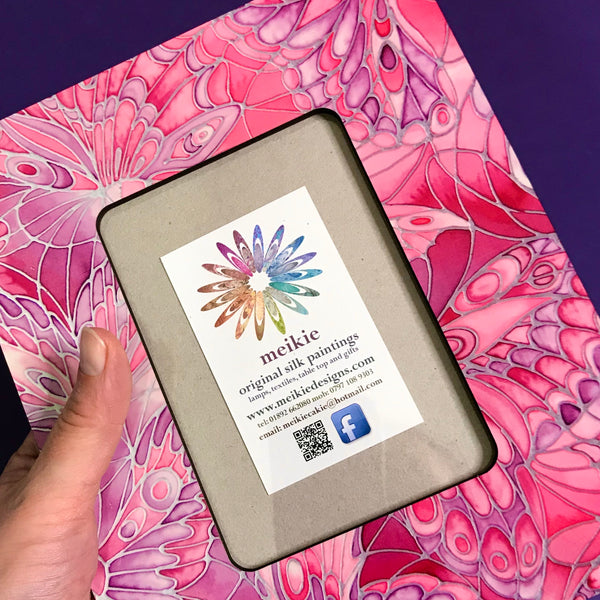 Pink Butterfly Photo Frame