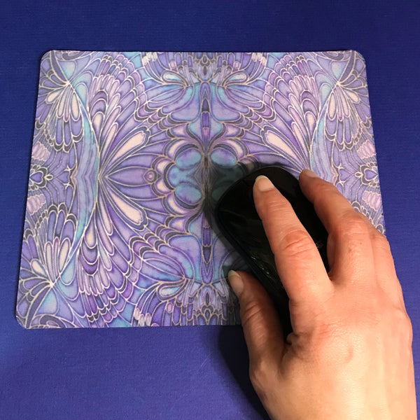 Soft Blue Lilac Butterfly Placemats and Coasters - Table Mats & Coasters, Blue Glass Chopping Boards