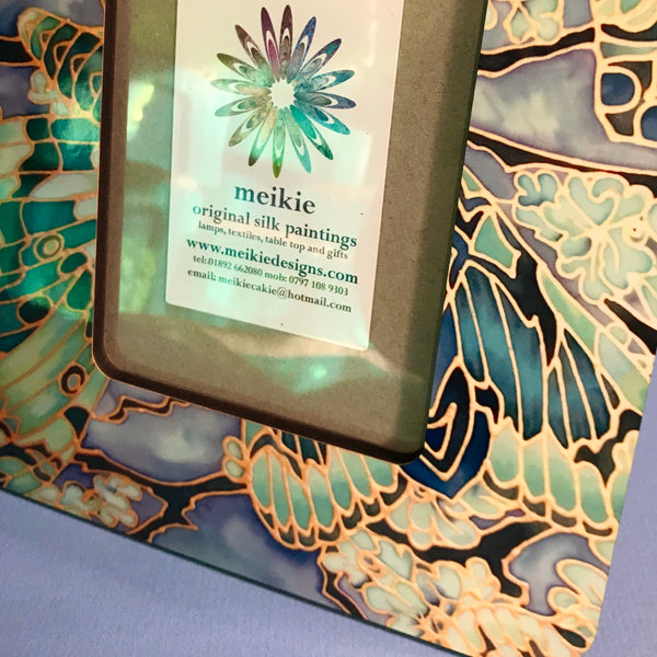 Green Butterfly Moth Photo Frame