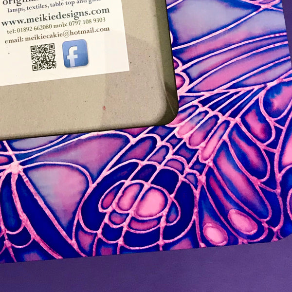 Purple Blue Butterfly Photo Frame