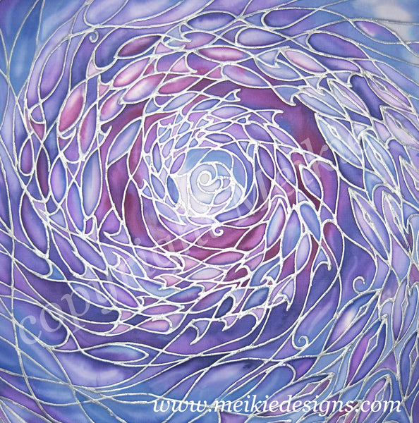 Lilac Shoal Art Print - Pretty Bathroom Art Print - Sea Life Art -  Bedroom Art