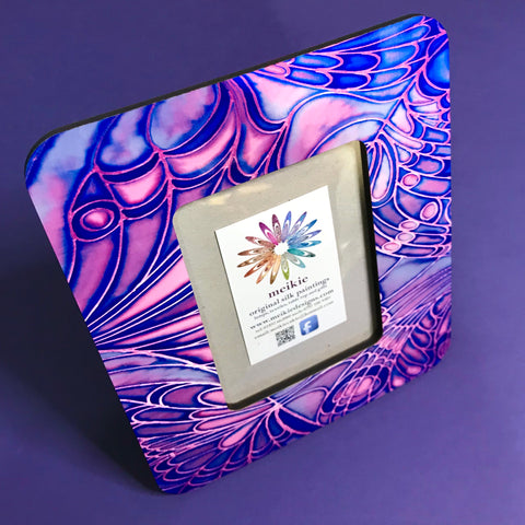 Purple Blue Butterfly Photo Frame