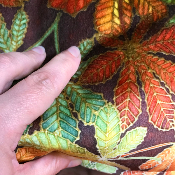 Lush Velvet Leaves Cushion - Green Terracotta Leaves Pillow - Leaves Velvet Cushion