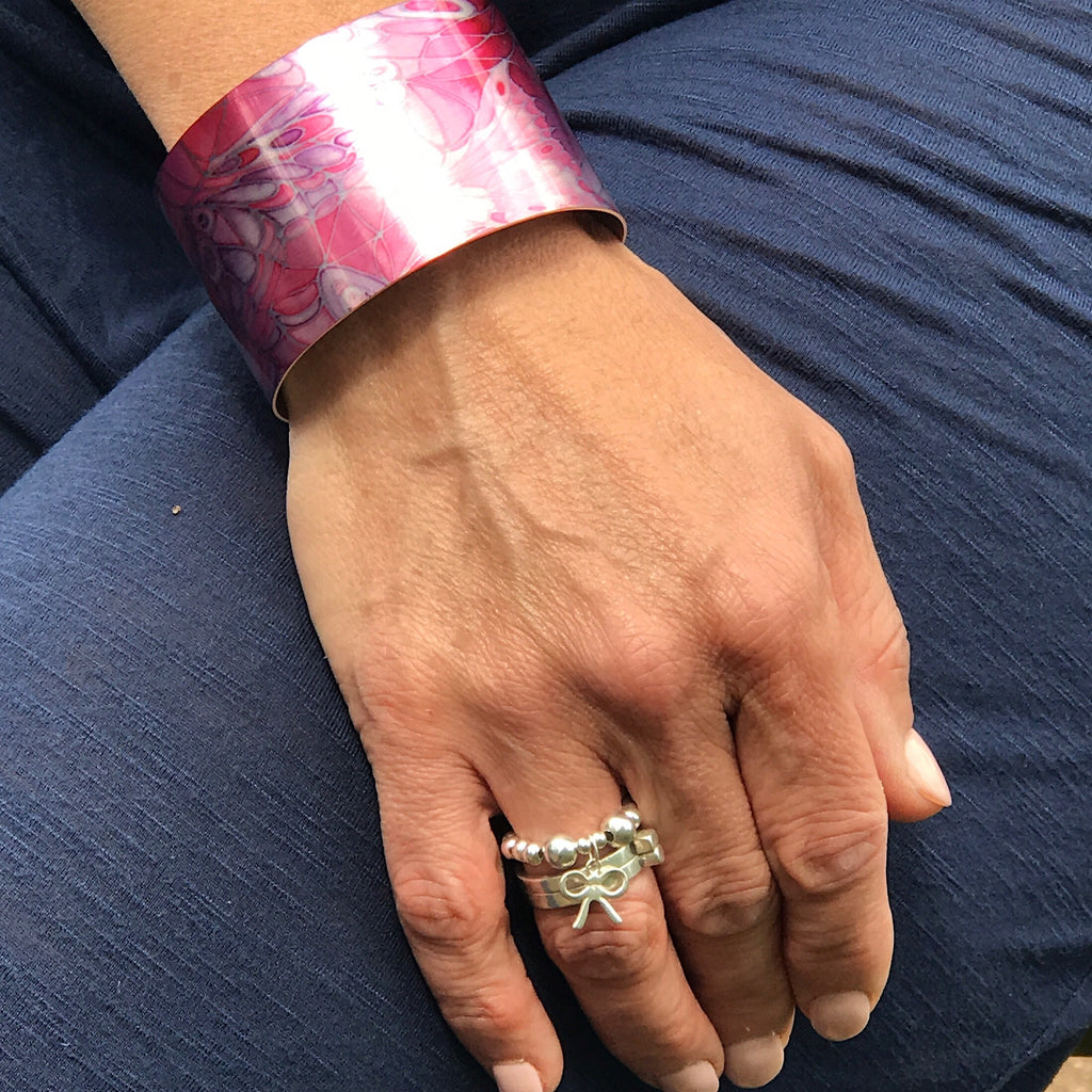Pretty butterfly bracelet - contemporary statement jewellery - Meikie designs
