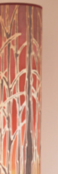 Tall trees Contemporary Floor Lamp 1m tube - Welcoming Light Art Lamp - Sunset trees Lamp