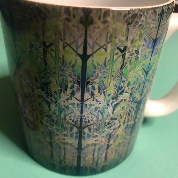 Green Grey Forest Meditation Mug - Woods Mug Box Set